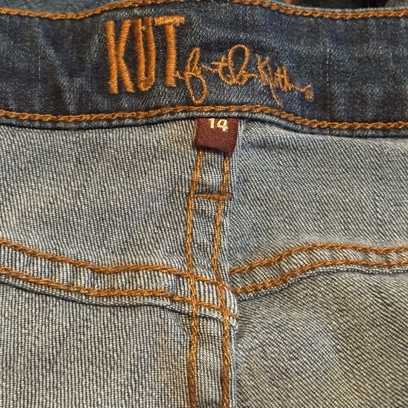 Kut from the Kloth Blue Straight Leg Jeans - Picture 5 of 5